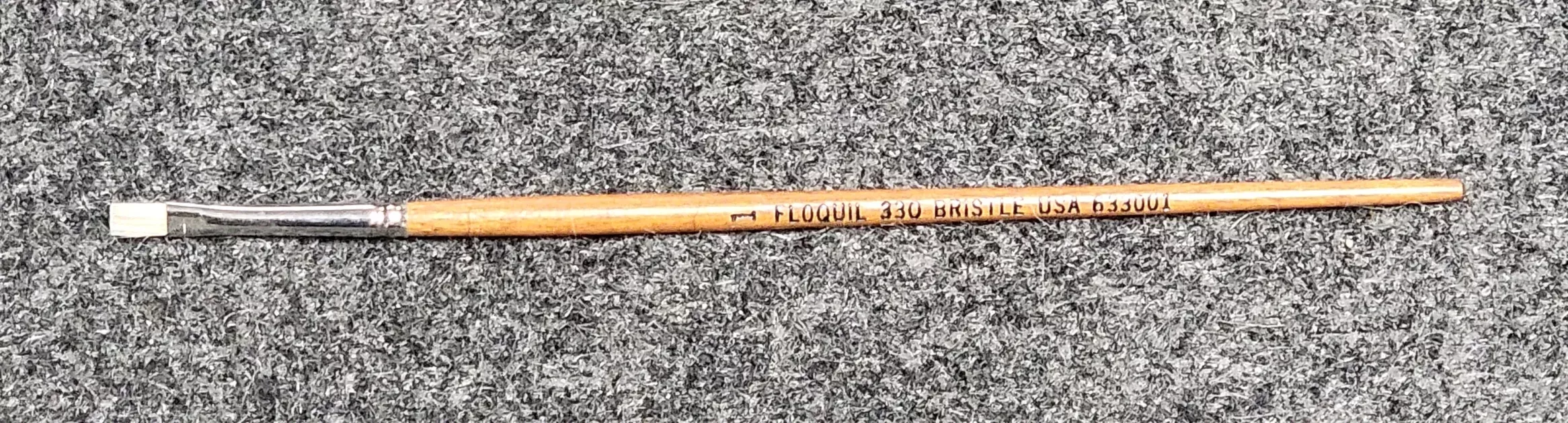 Floquil Poly S 633001 330 #1 White Bristle Paint Brush