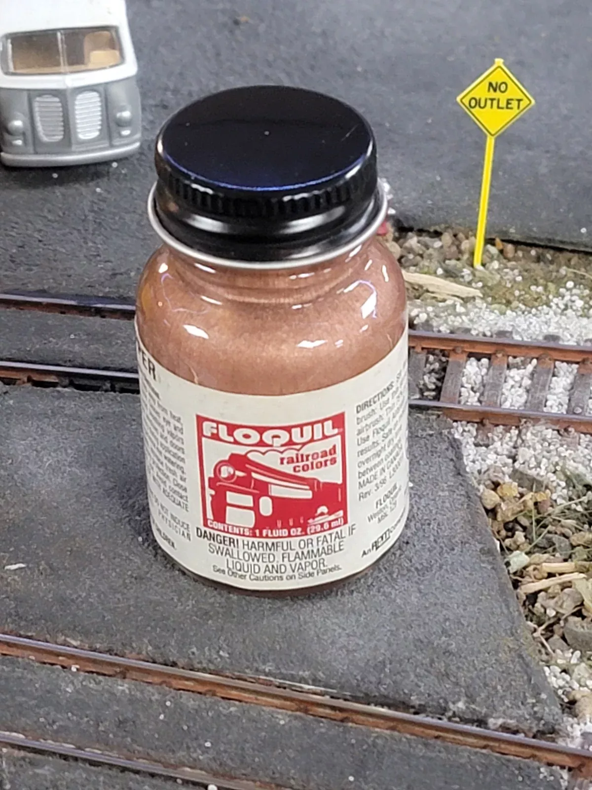 FloquilF110105 Copper 1oz Enamel Paint - NOS