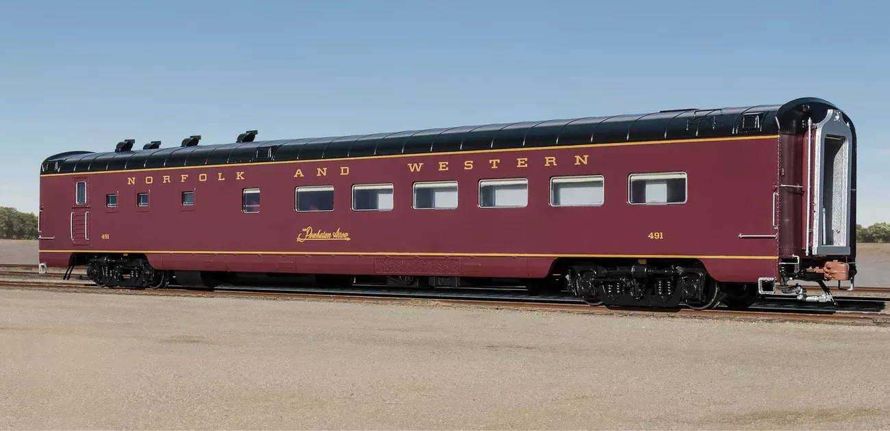 Fox Valley Models 38855 HO Scale Pullman-Standard Diner Car Norfolk & Western Powhatan Arrow N&W 491