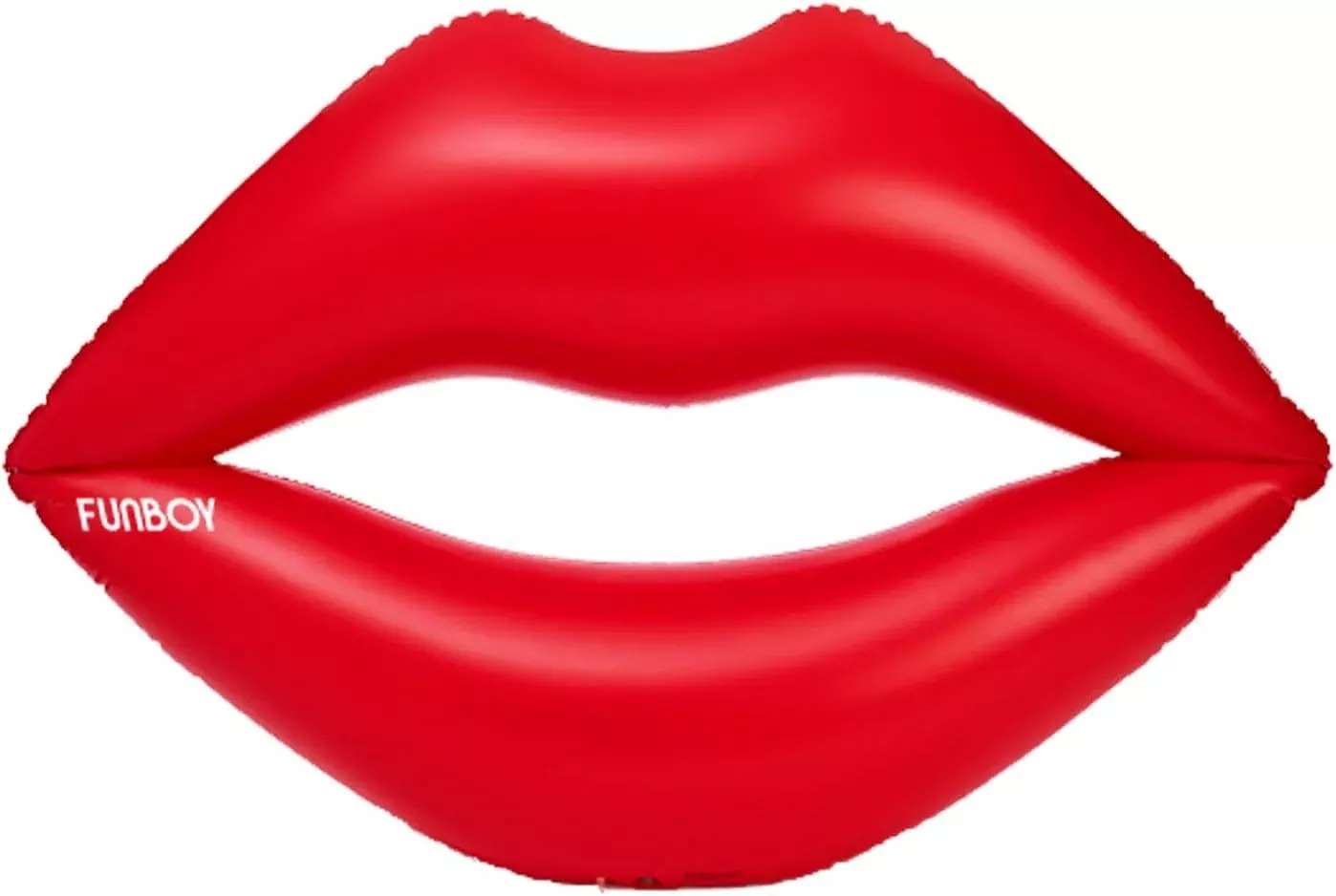FUNBOY Pool Lounger Red Lips One Size Inflatable Float