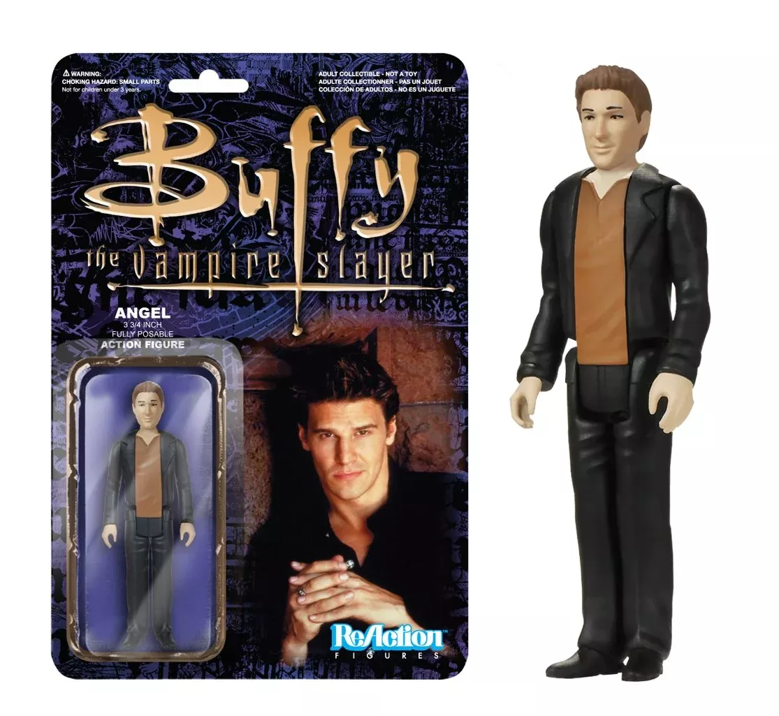 Funko Buffy the Vampire Slayer Angel ReAction Figure 3.75" Black