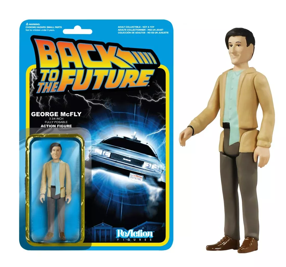 Funko George McFly ReAction Figure 3.75" Multi-colored Retro