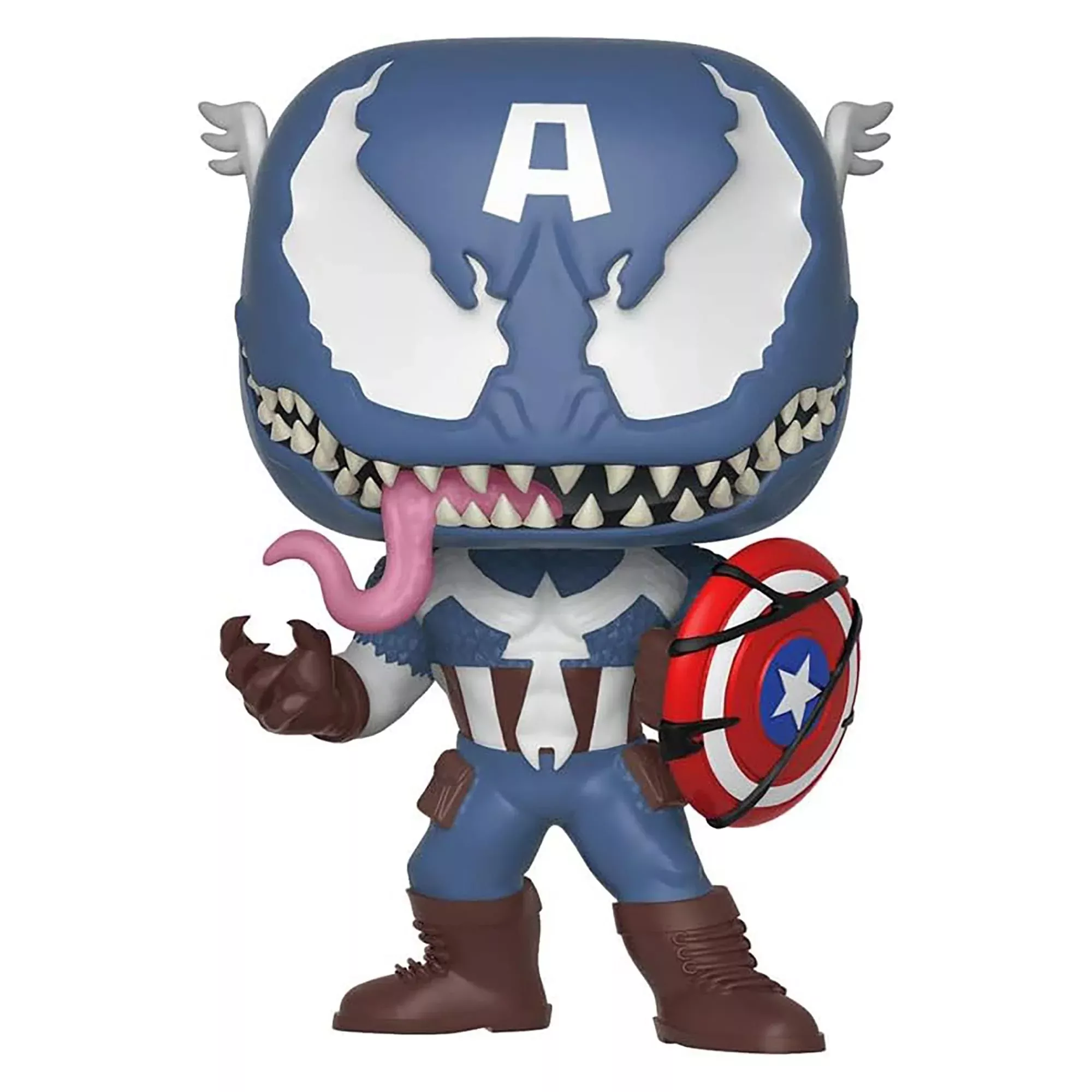 Funko Pop Marvel Venom - Venom Captain America, Multi
