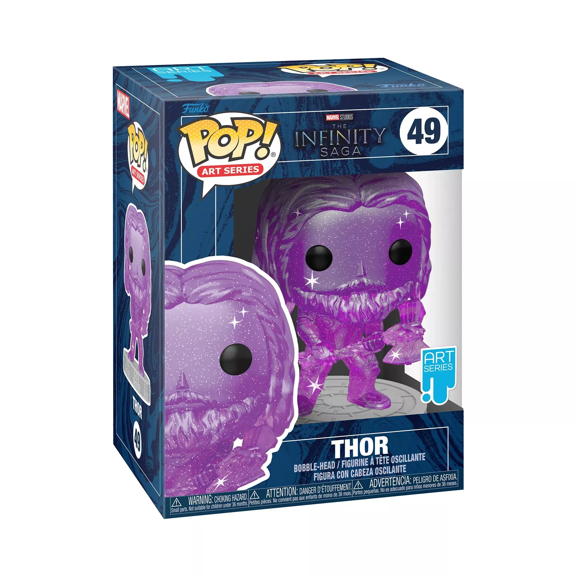Funko Pop! Thor Art Series Vinyl Bobblehead 4.75" Multicolor
