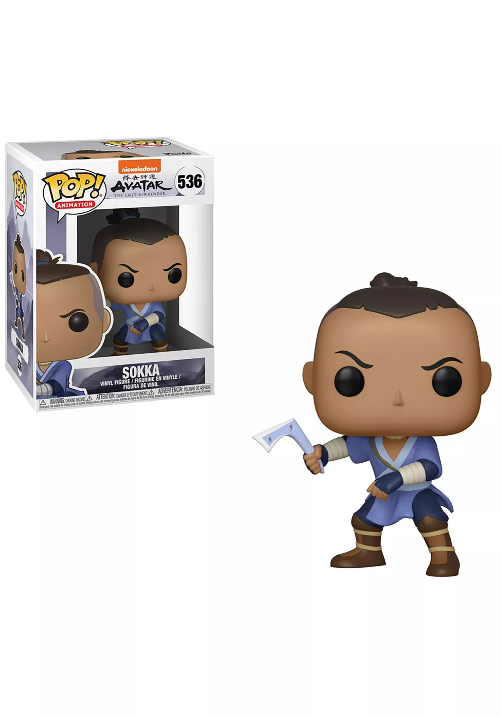 Funko POP Vinyl Avatar Sokka Figure 3.75" Multicolor Collectible