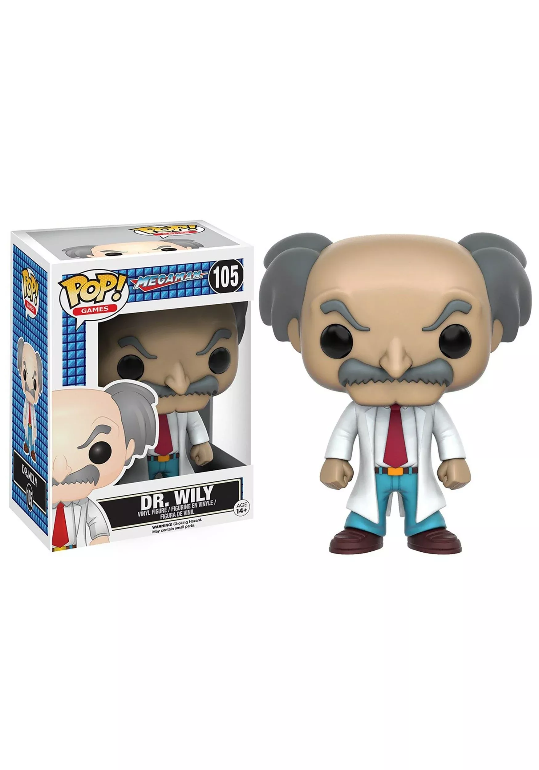 Funko POP Vinyl Dr. Wily Figure from Mega Man, 3.75 inches,
