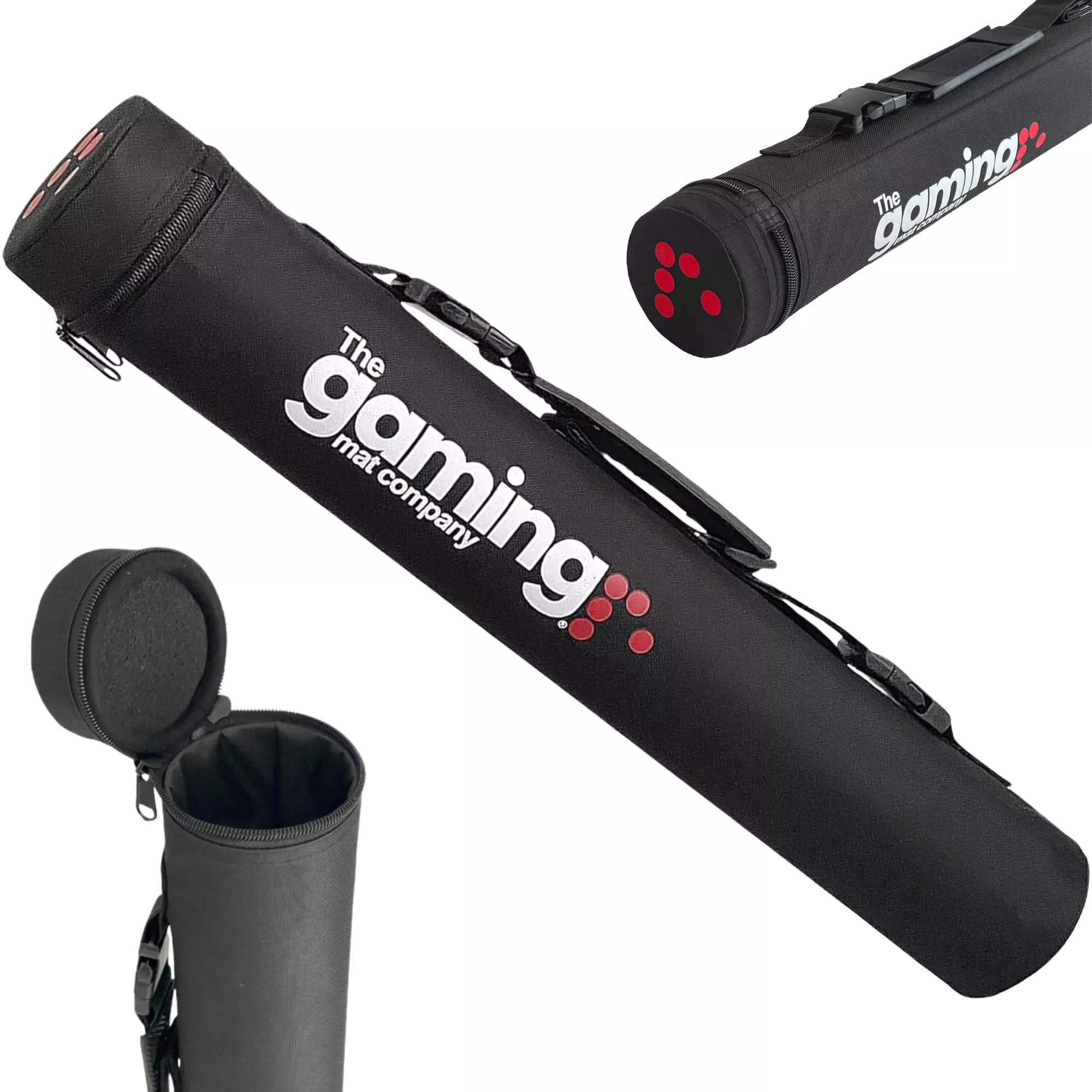 The Gaming Mat Company Carry Case Tube for Pokemon Mats, Black 19.7"