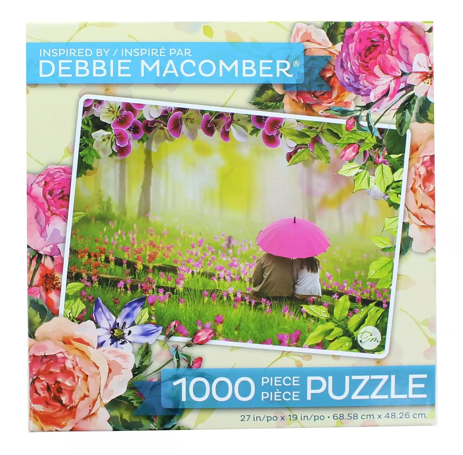 George 1000 Piece Puzzle - Under The Umbrella by Debbie Macomber, Multi-color
