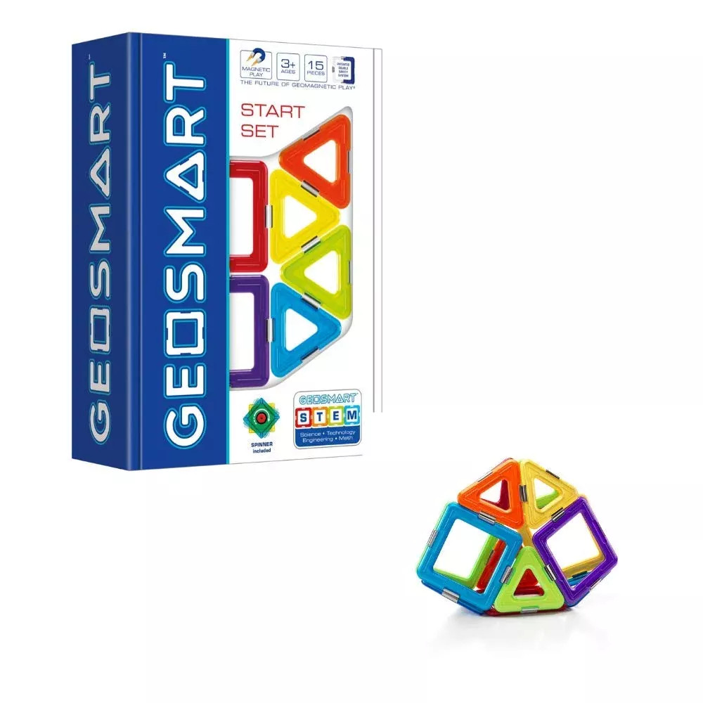 Geosmart Start Set 15 Piece Geomagnetic Stem Construction Kit For Ages