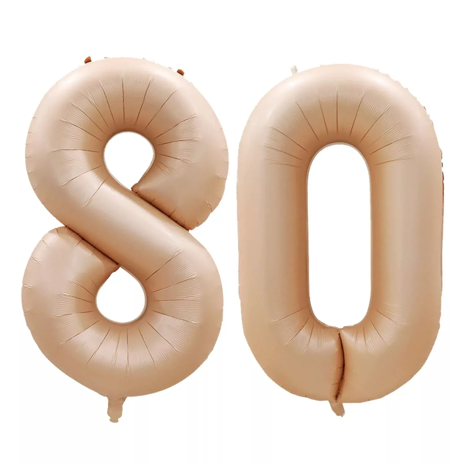 GOER Reinforced Balloons for Events - 80cm Caramel - Durable PA/AL