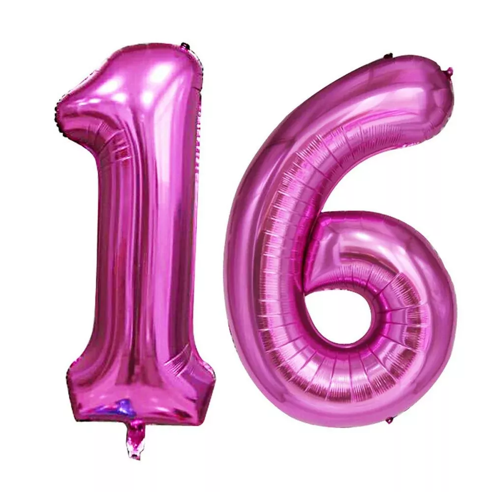 GOER Reinforced Balloons for Events, Cold Resistant, Hot Pink, 16"