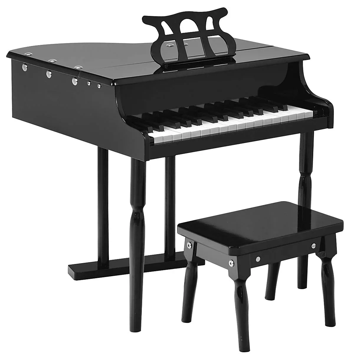 Goplus Kids Piano 30-Key Musical Instrument Black/Pink/White/Red/Blue