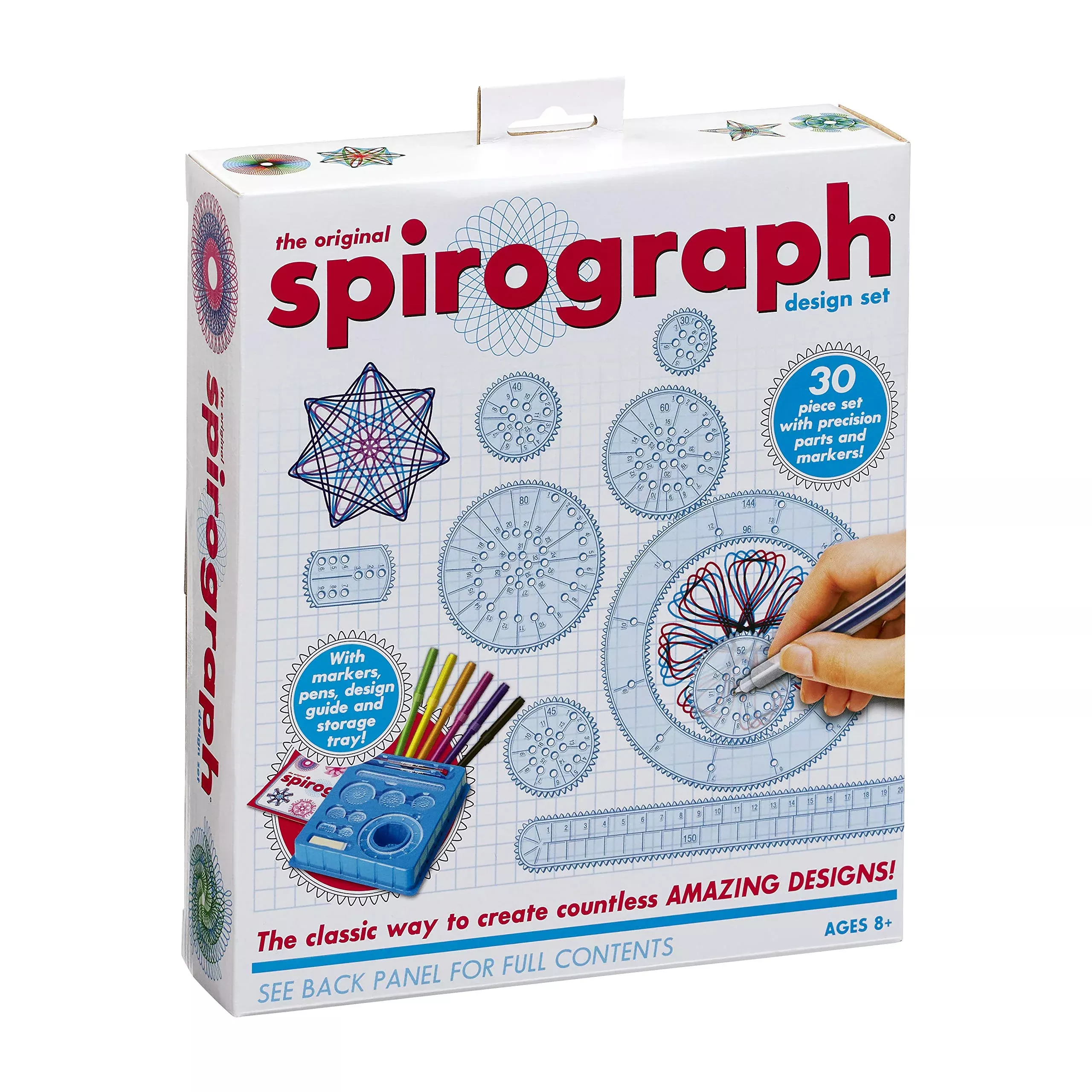 Grandi Giochi Spirograph Design Set Multicolor 30 Pieces 18x13 cm