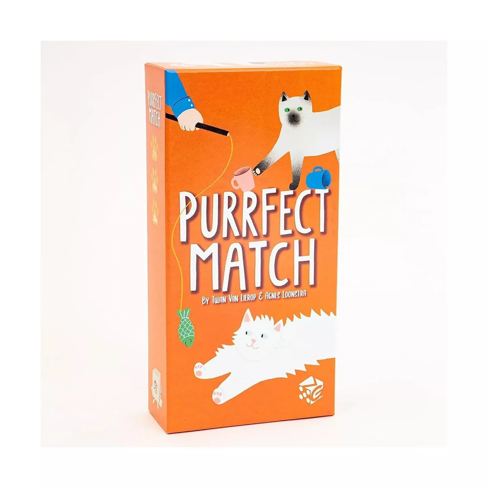 Greater Than Games Purrfect Match Card Game for 2-4 Players Multi