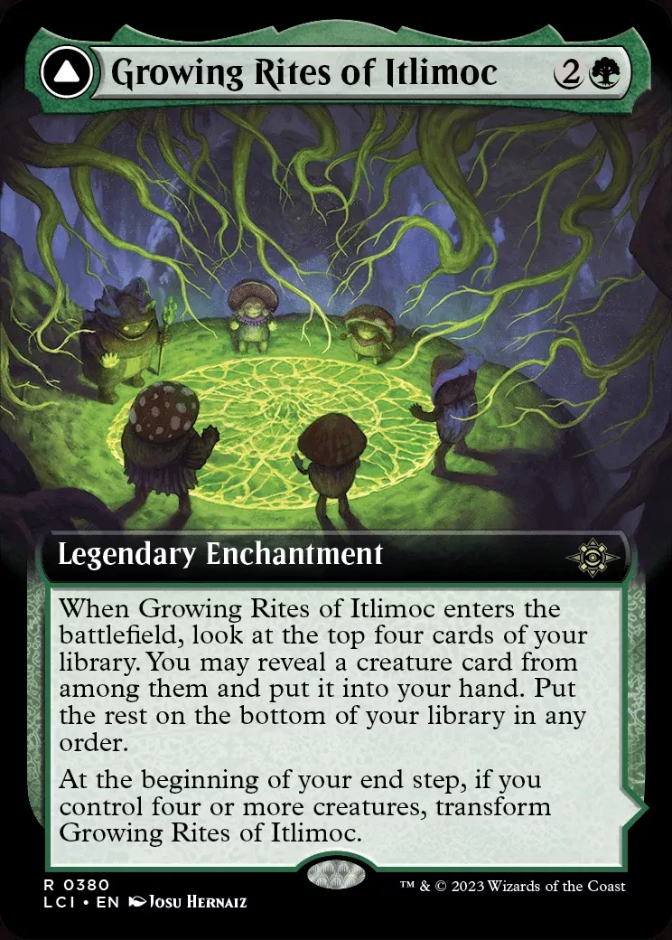 Growing Rites of Itlimoc (Extended Art) (LCI-380) [The Lost Caverns of Ixalan]