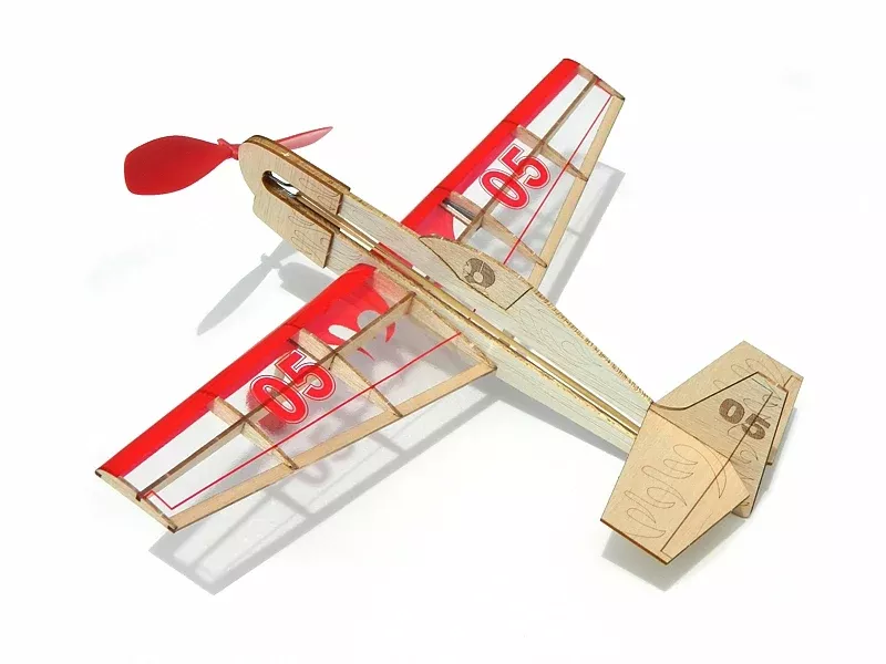 Guillows 4505 Stunt Flyer Mini Laser Cut Jet Airplane Kit