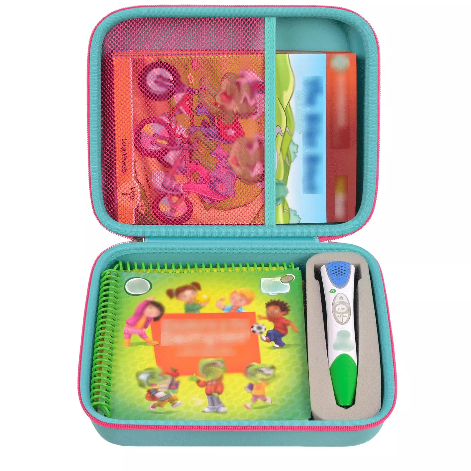 GWCASE LeapReader Pen Storage Case for LeapFrog, Green, 10.75"x