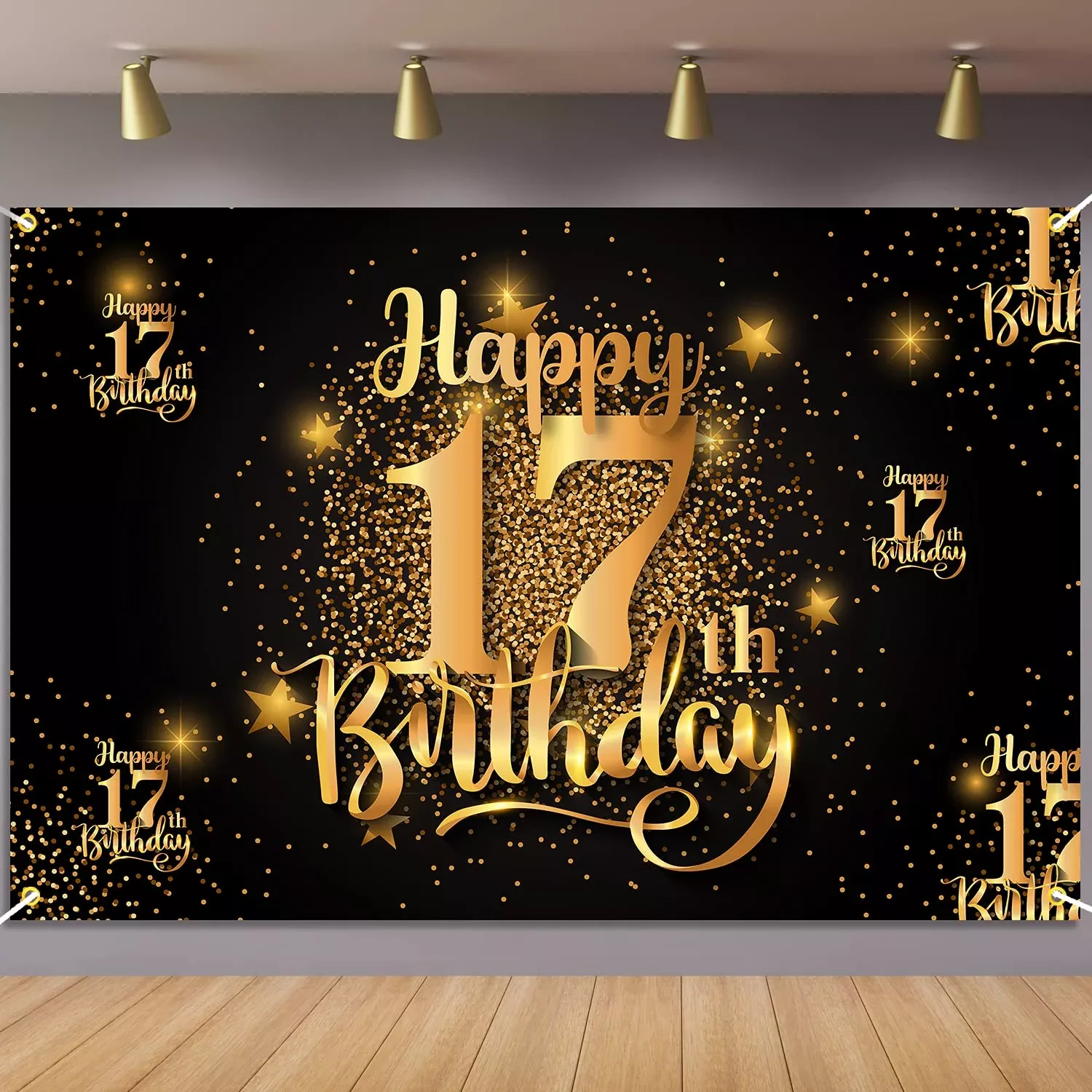Happy 45Th Birthday Backdrop Banner Step And Repeat 45 Years Old Backg