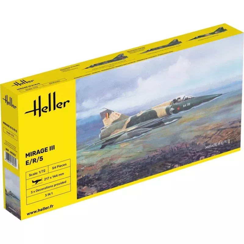 Heller 80323 1/72 Dassault Mirage III E/R/5 Model Aircraft Kit