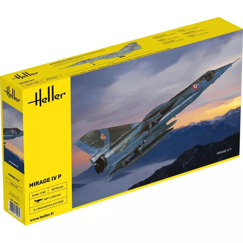 Heller 80493 1/48 Dassault Mirage IV P Model Aircraft Kit