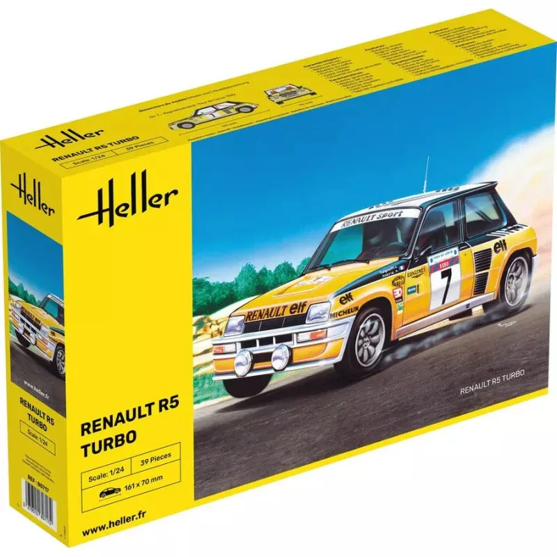 Heller 80717 1/24 Renault R5 Turbo Car Model Kit