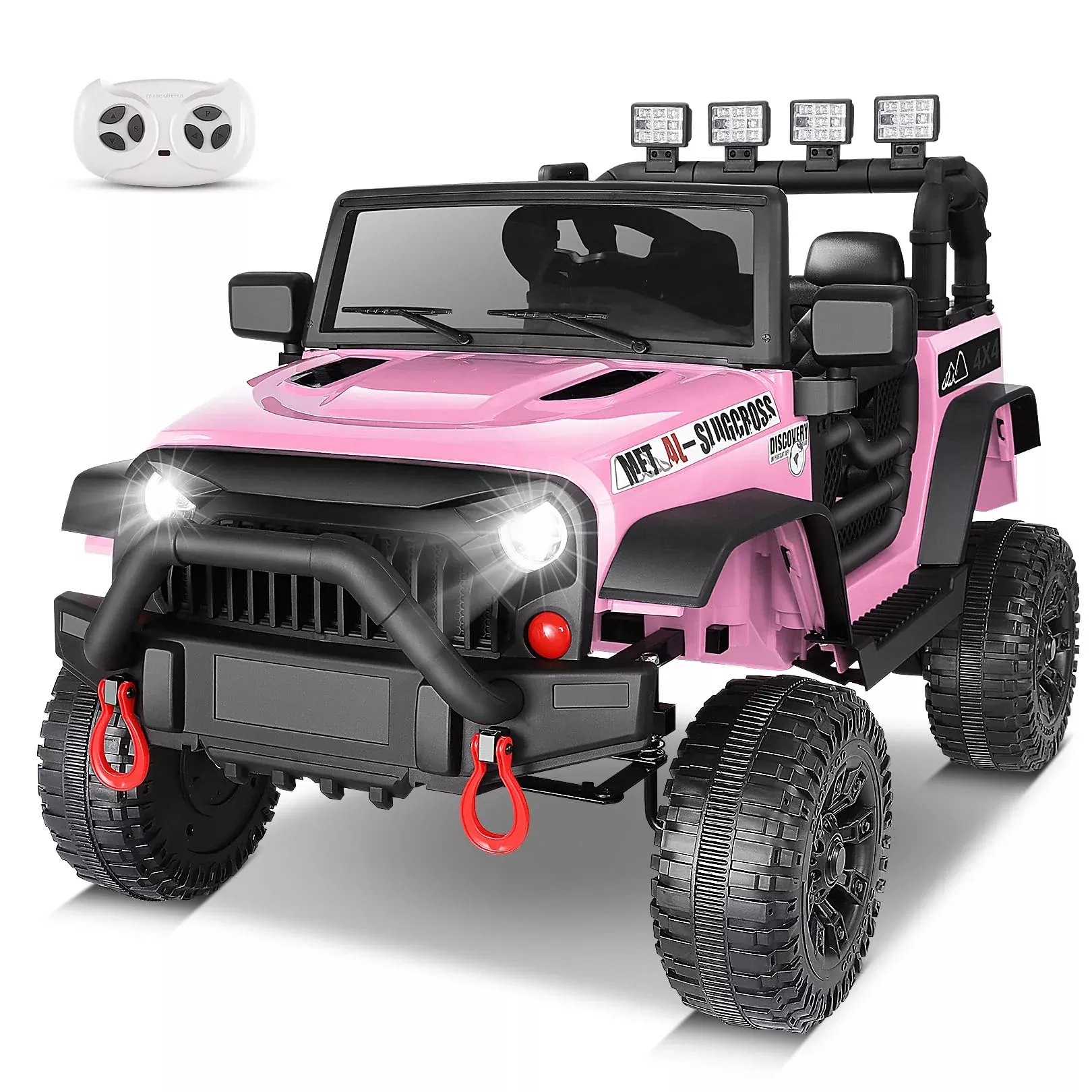 Hikole Kids Ride On Car Truck With Remote Control, 12V Electric Car Fo