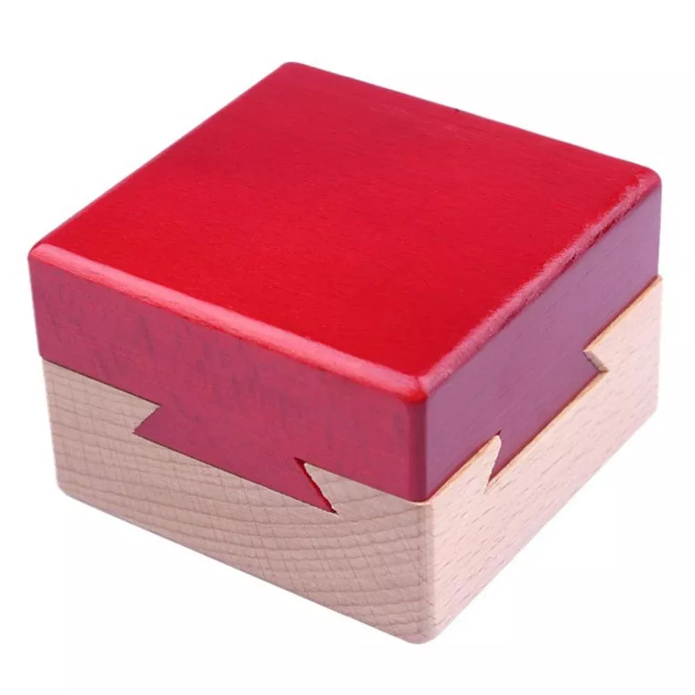 Himine Wooden Magic Mysterious Box Secret Opening Puzzle Box Gift Box