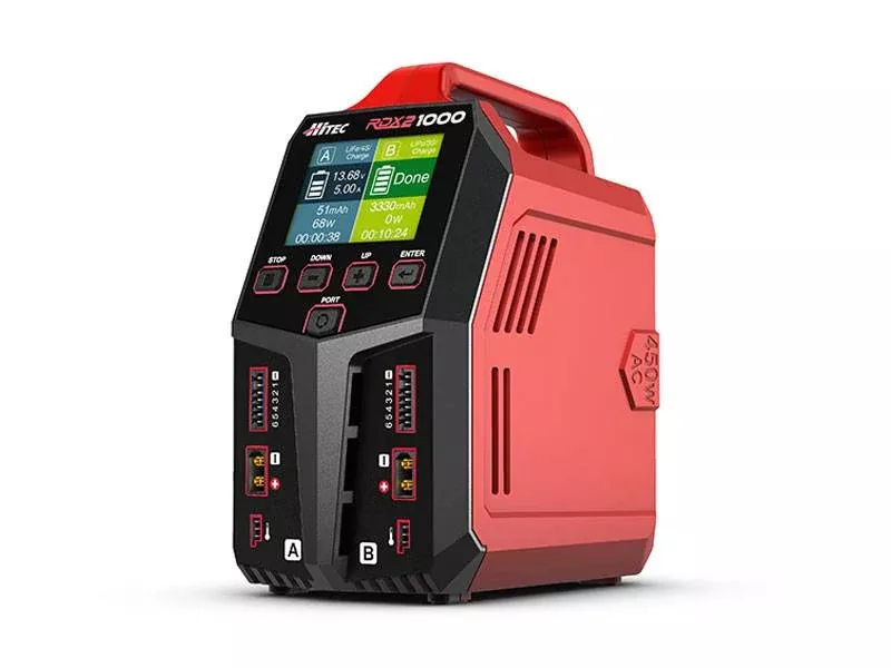 HiTec 44401 RDX2 Pro High Power 1000W Multi-type RC Battery Charger and Power Supply