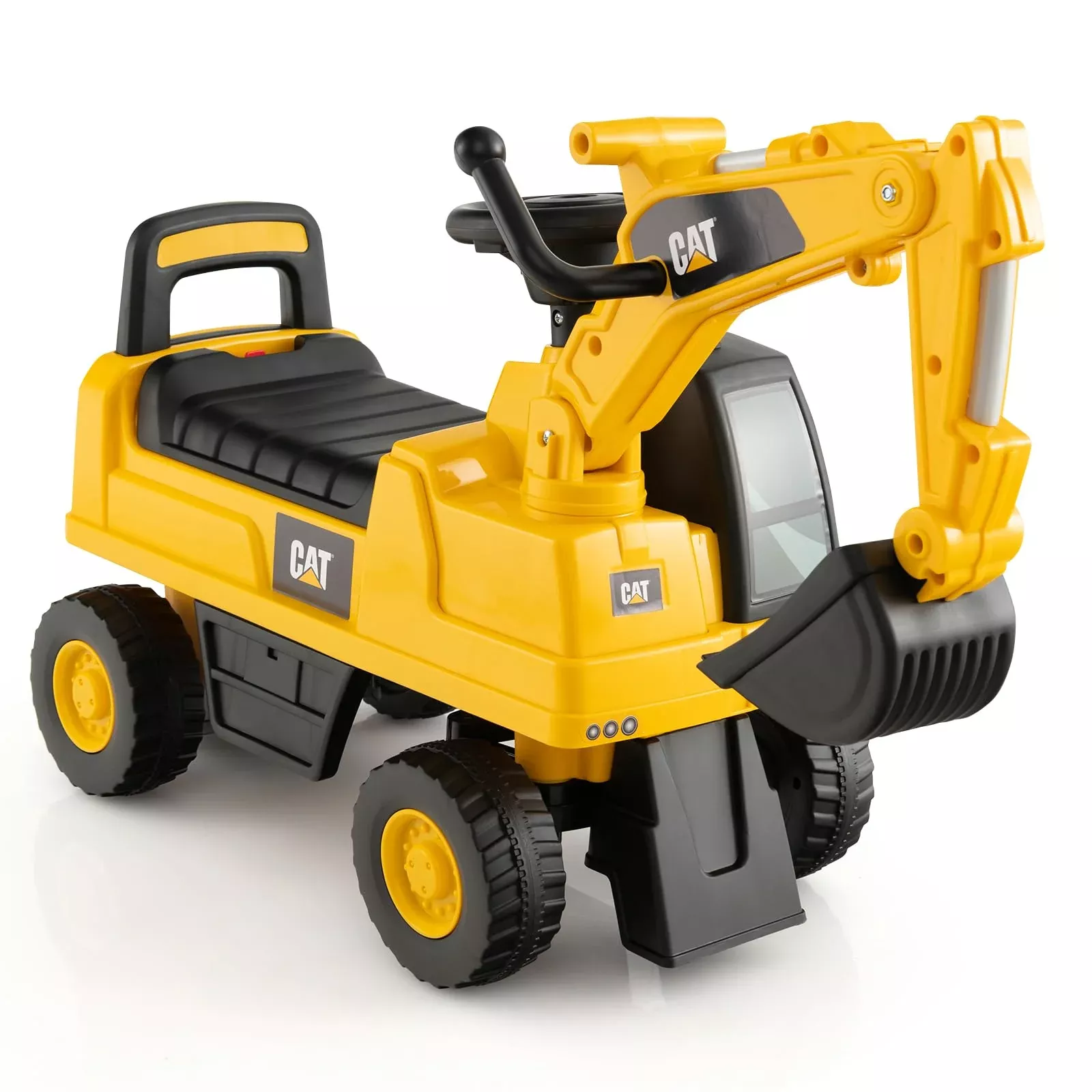 Honey Joy Ride On Push Car, Licensed Caterpillar Toddler Bulldozer Dig