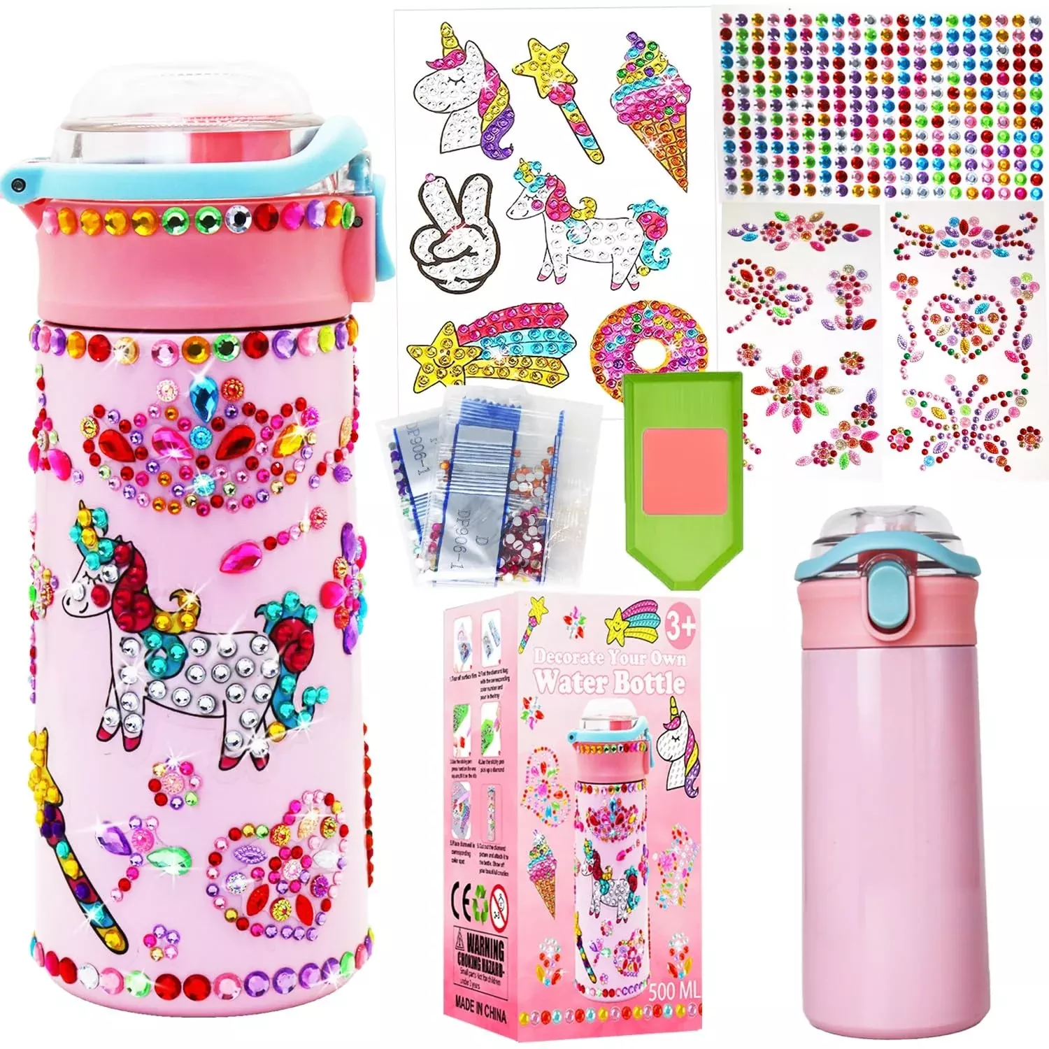 Huastyle Decorate Your Own Cute Water Bottle For Girls, Crafts For Gir