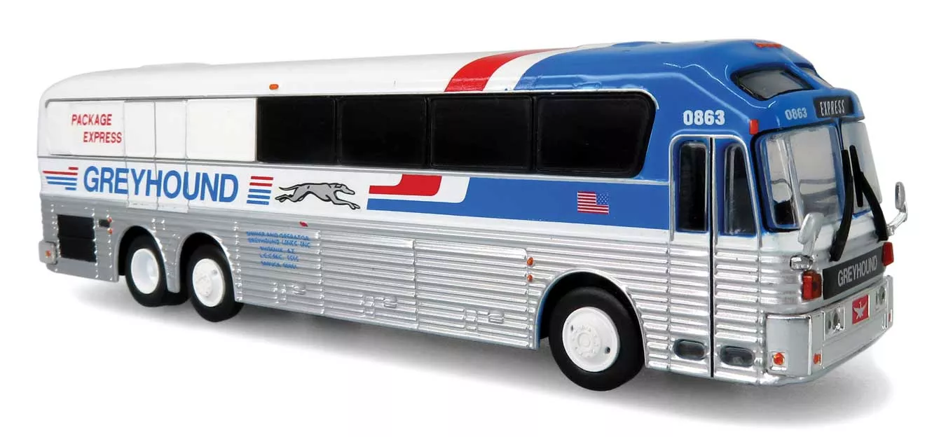Iconic Replica 87-0462 HO Scale 1986 Eagle Model 10 Bus - Grayhound Package Express