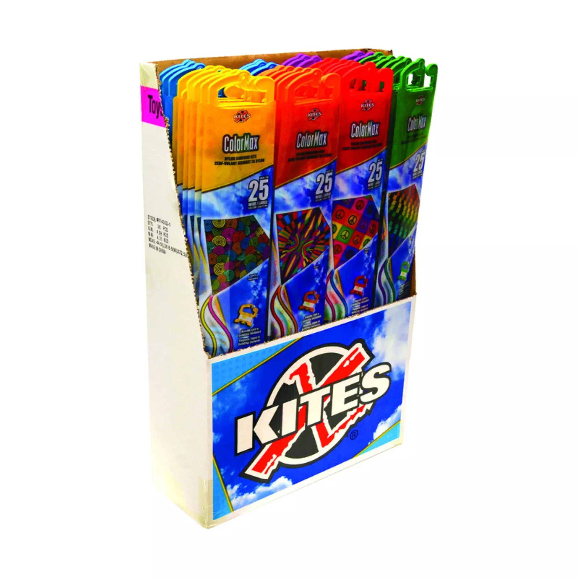 In the Breeze Kites Set of 12, 25.5 Inch Wingspan, Multi