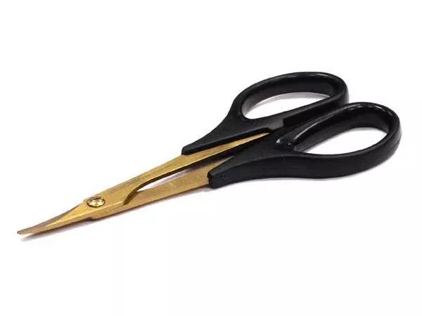 Integy C23280 Ti_Nitride Lexan Curved Scissors