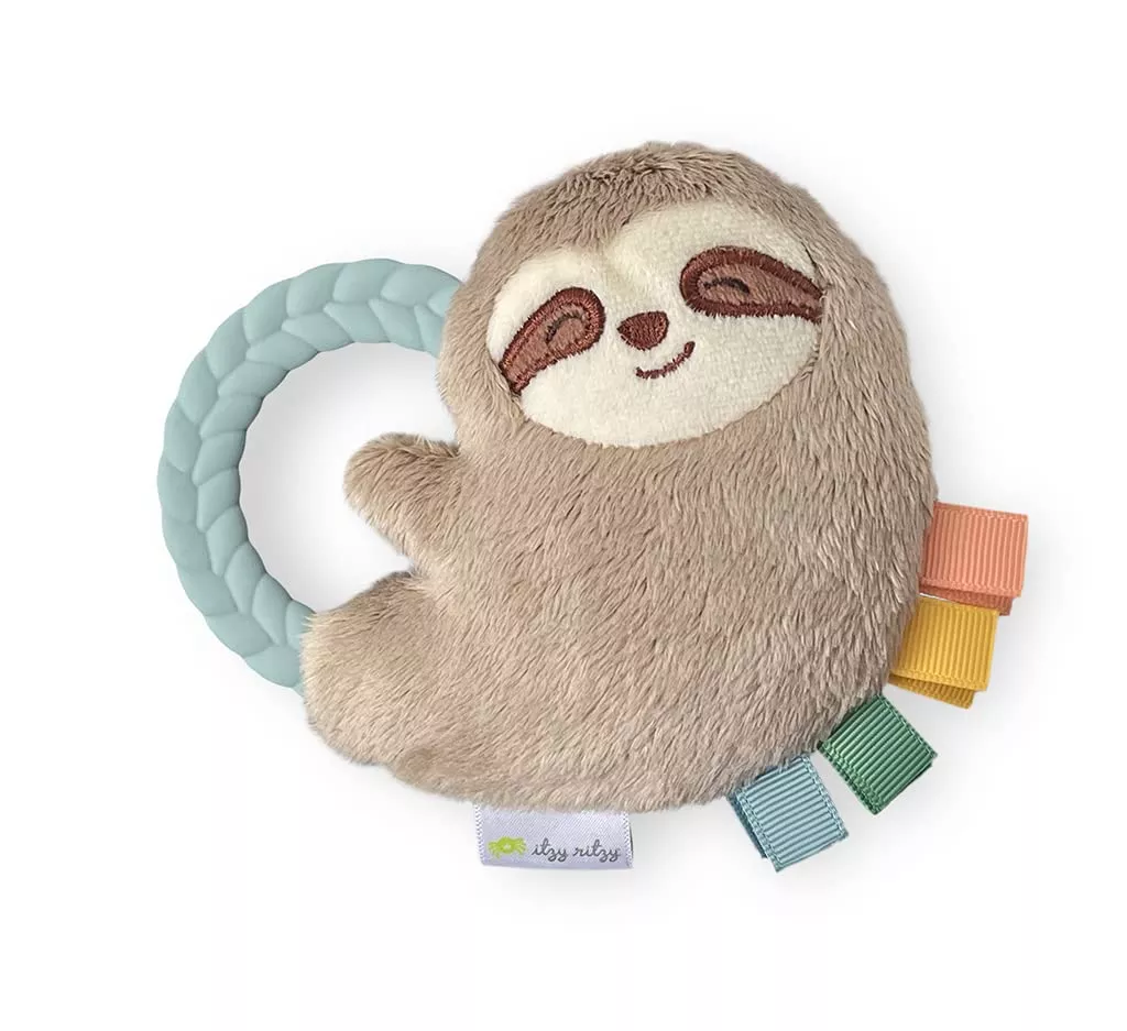 Itzy Ritzy - Ritzy Rattle Pal With Teether - Baby Teething Toy Feature