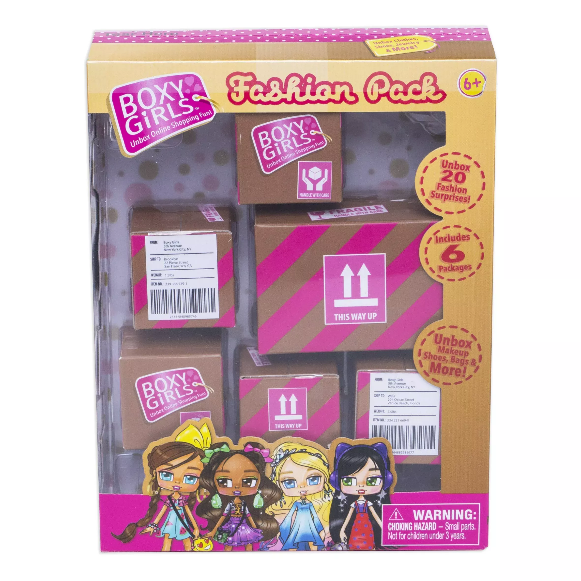 Jay at Play Boxy Girls Fashion Pack - 20 Accessories - Mix
