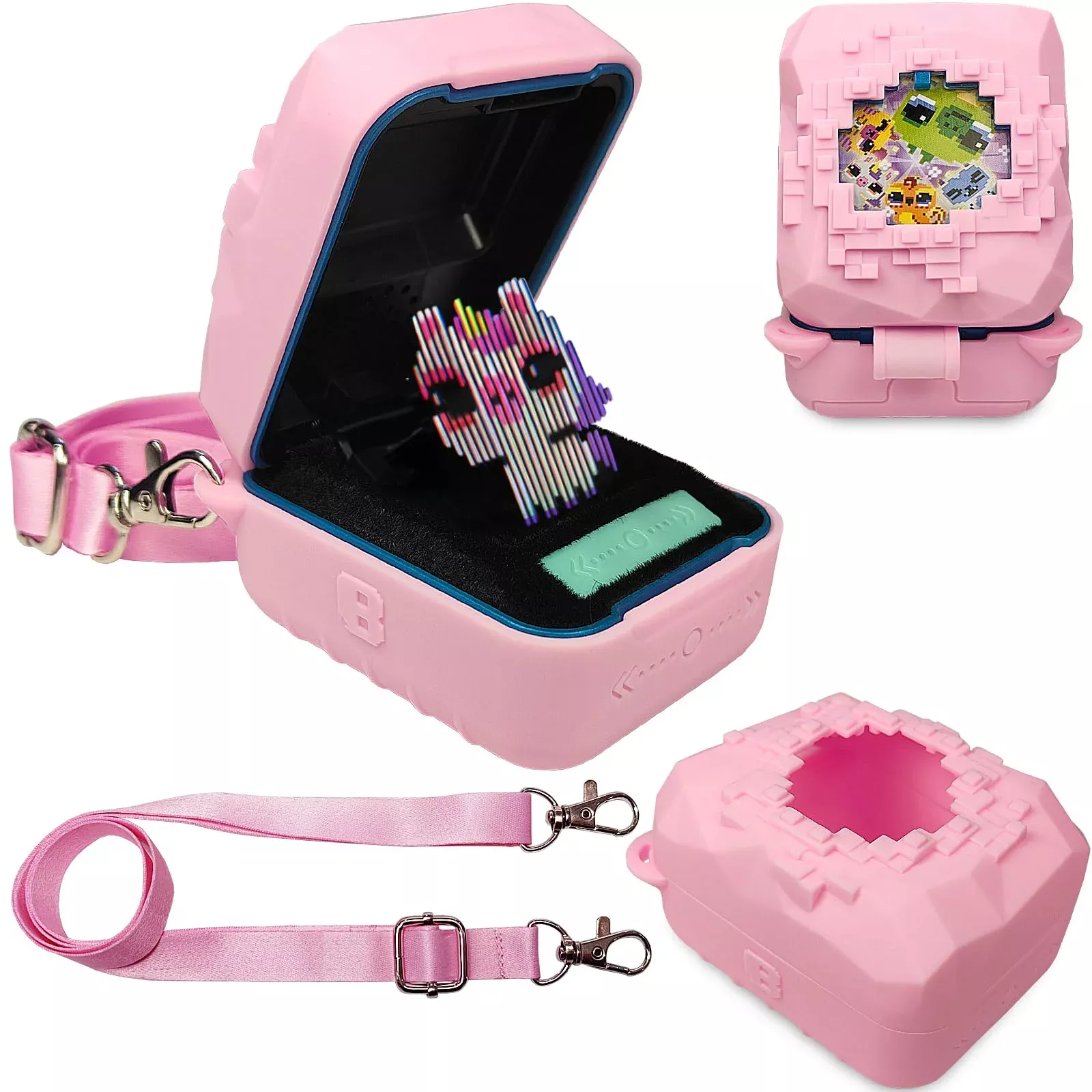 JCHPINE Silicone Case for Bitzee Magicals Pet, Pink, 1 Pack