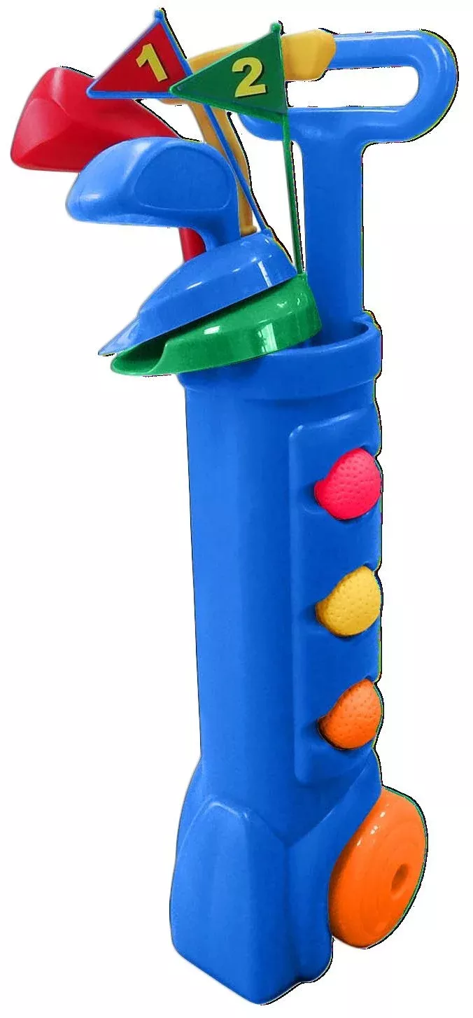 JEF WORLD OF GOLF Golfing Pals Golf Set with Cart, Multi, Compact