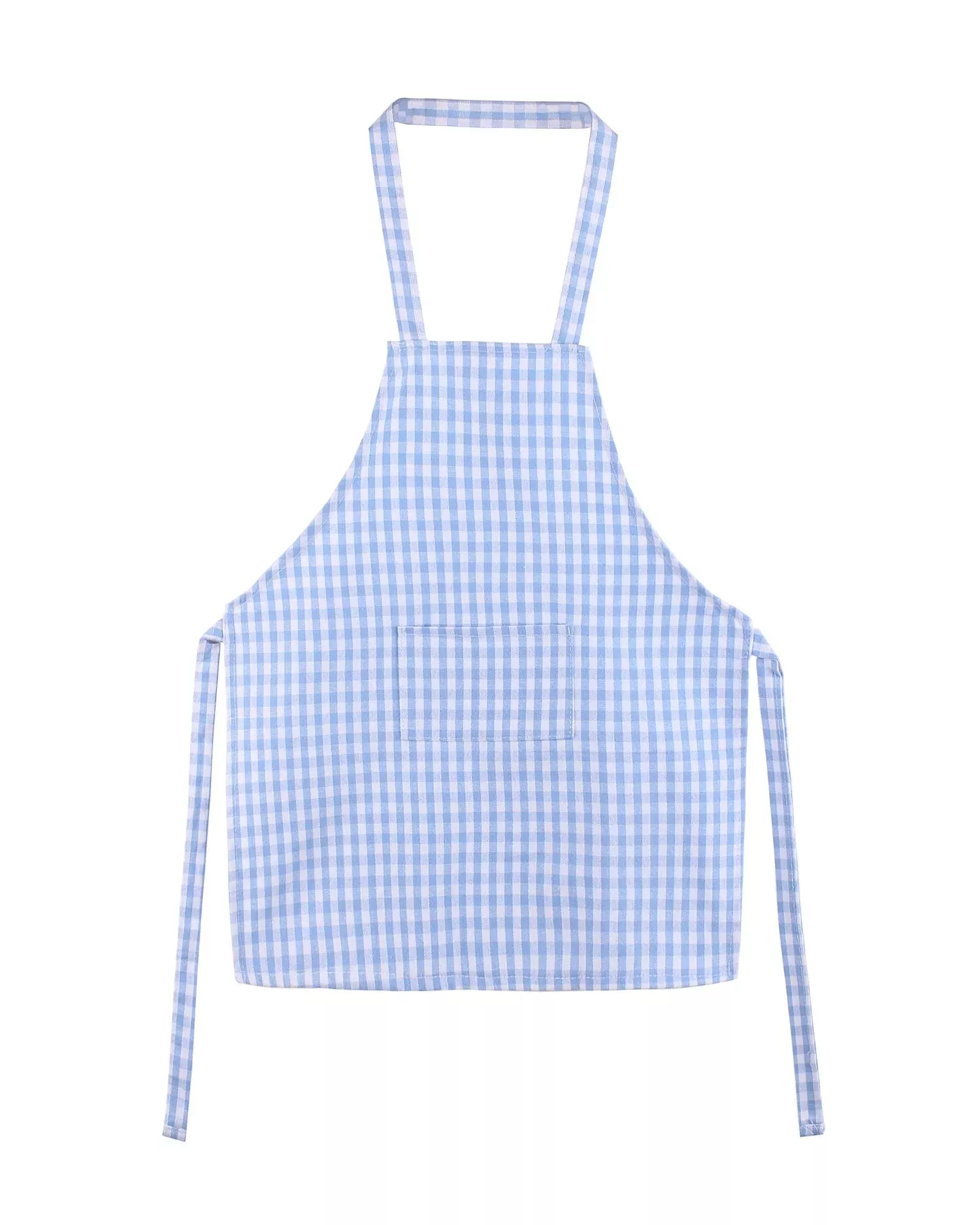 Jennice House Kids Apron 100% Cotton Small Blue for Art and Kitchen