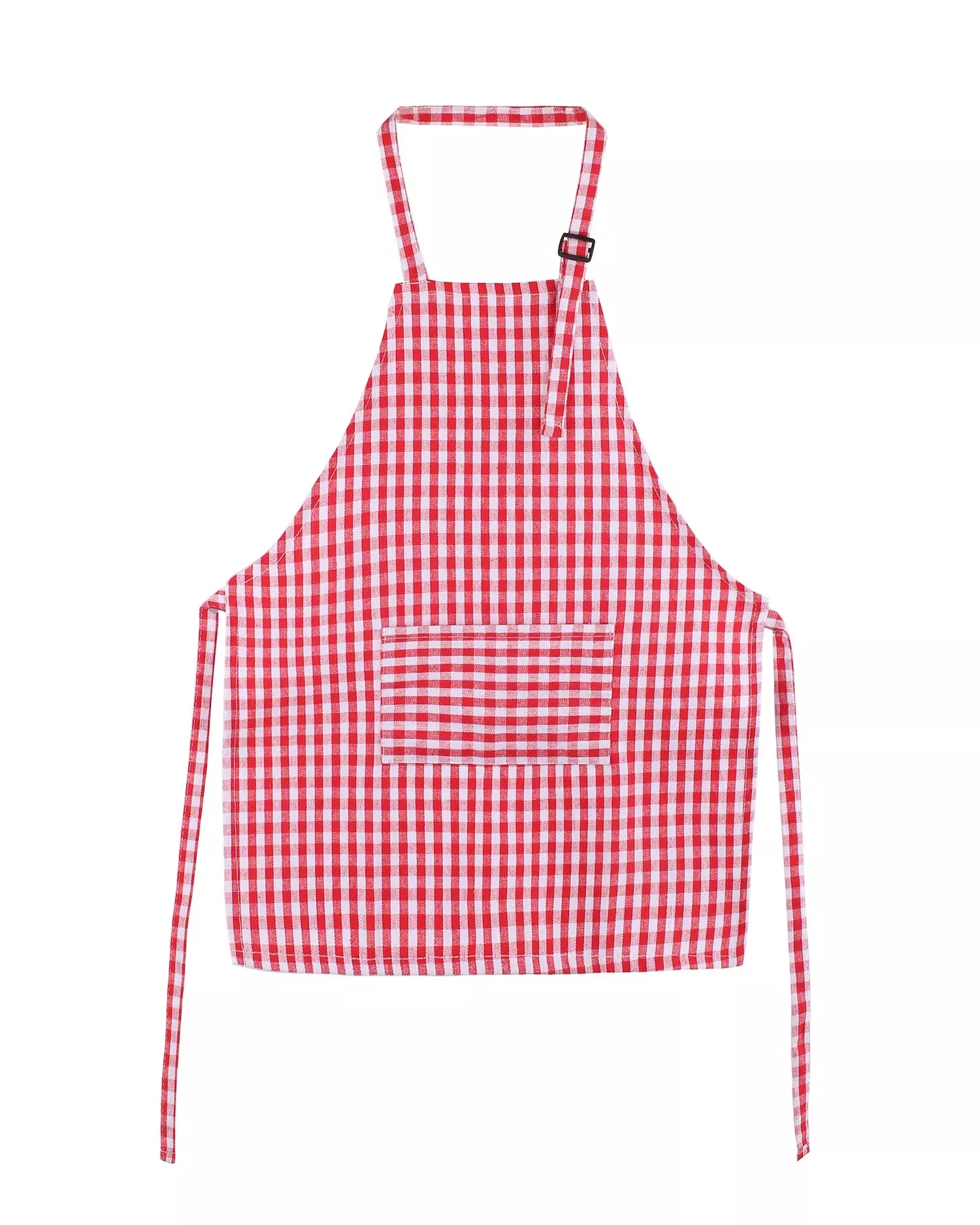 Jennice House Kids Apron Red 100% Cotton Small for Cooking & Art