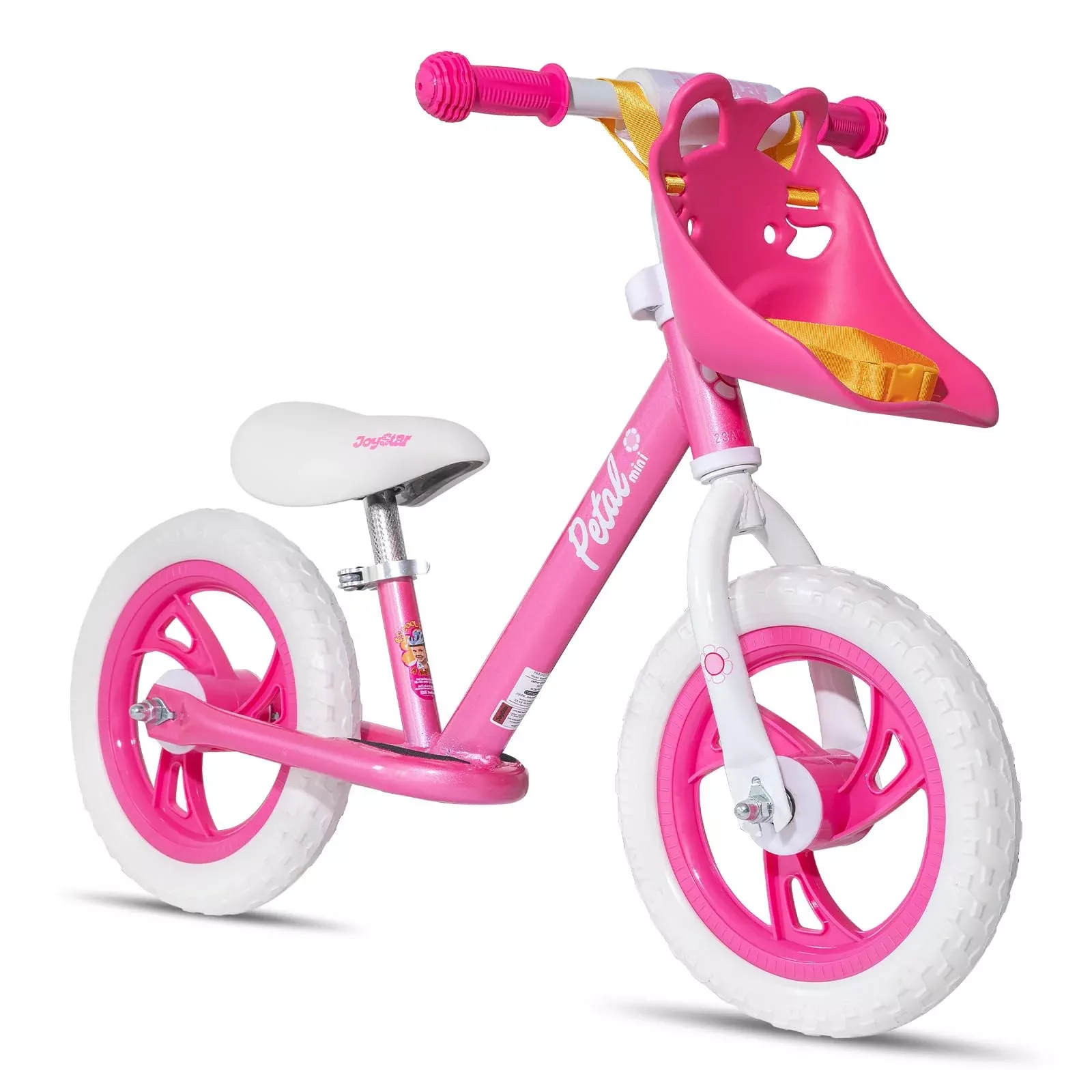 JOYSTAR Balance Bike for Kids 14 Inch Wheels Pink 3-6 Years