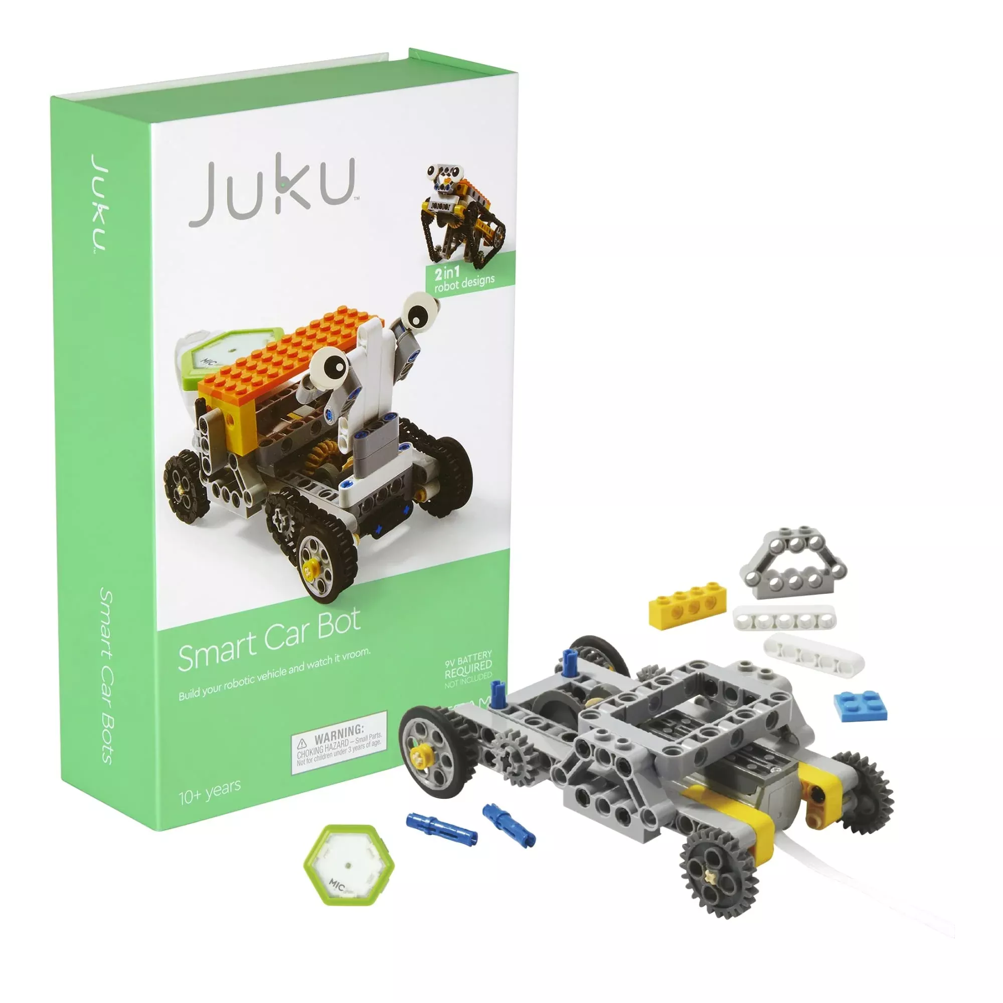 JUKU STEAM Car Bot Kit for Ages 10+, Compact 5.5 x