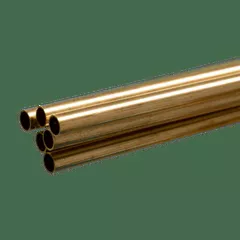 K&S Engineering 1148 7/32"x36" Round Brass Tube with .014 Wall 6 Pack
