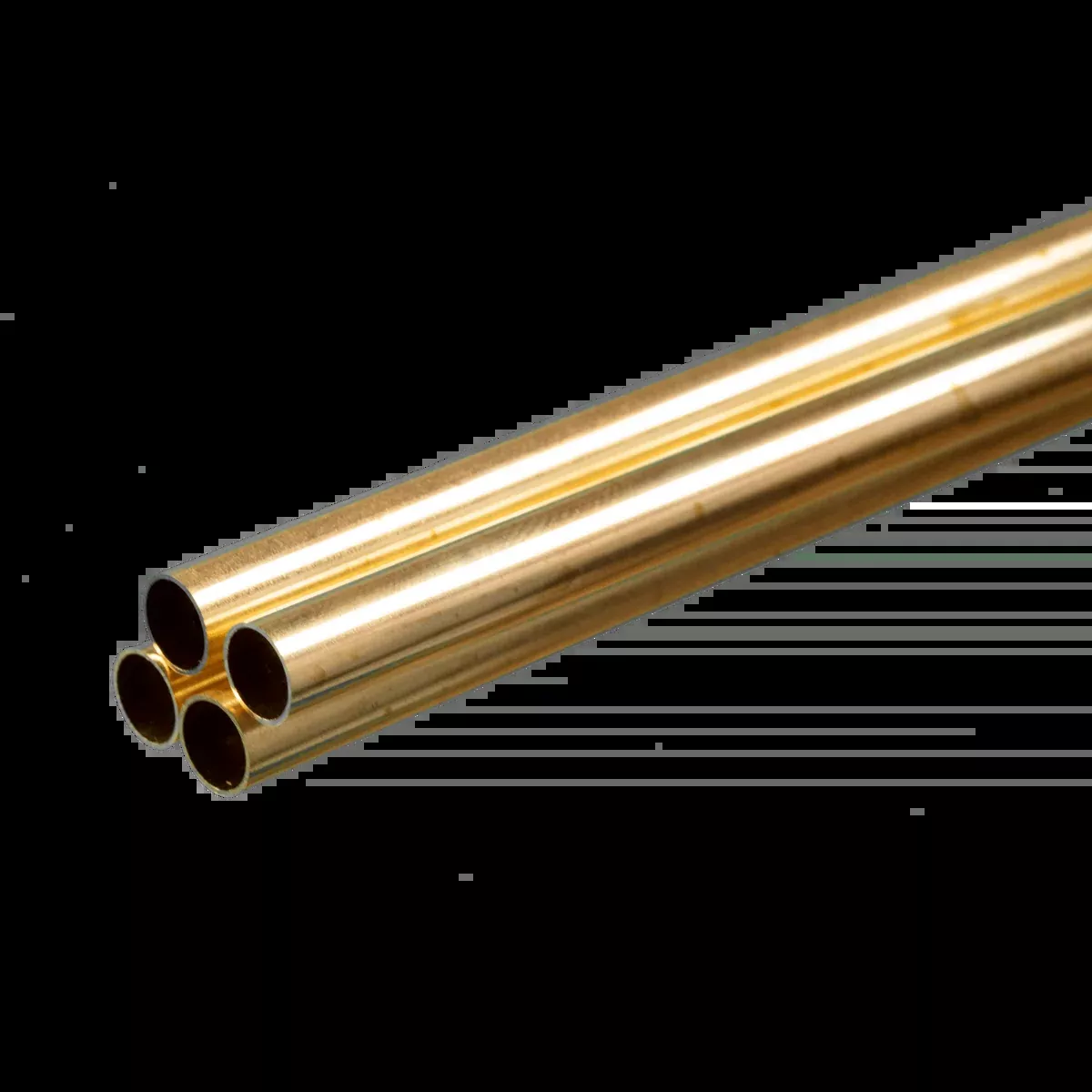 K&S Engineering 1151 5/16"x36" Round Brass Tube with .014 Wall 4 Pack
