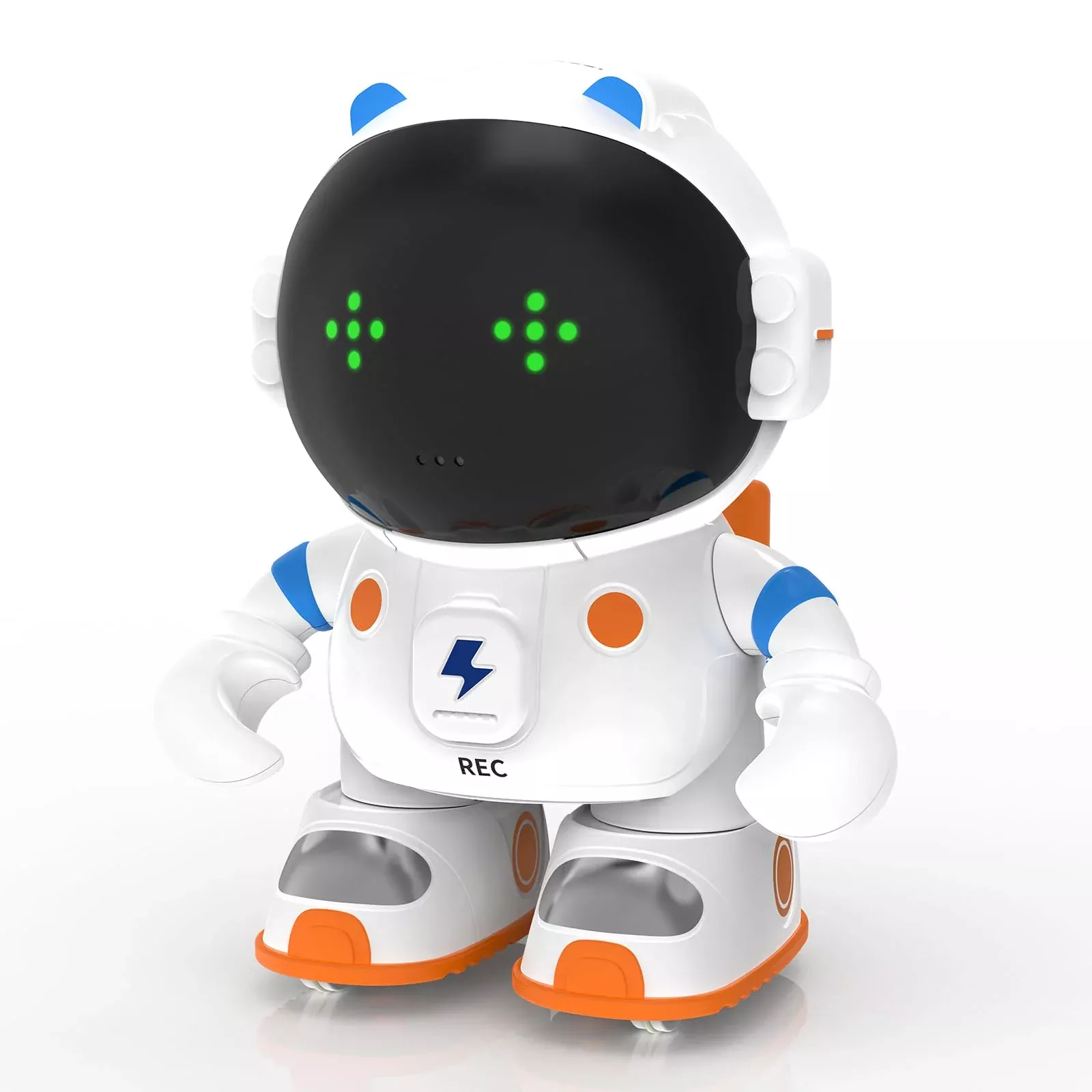KaeKid AT-Robot Toy Voice Controlled Blue Orange 6.5in