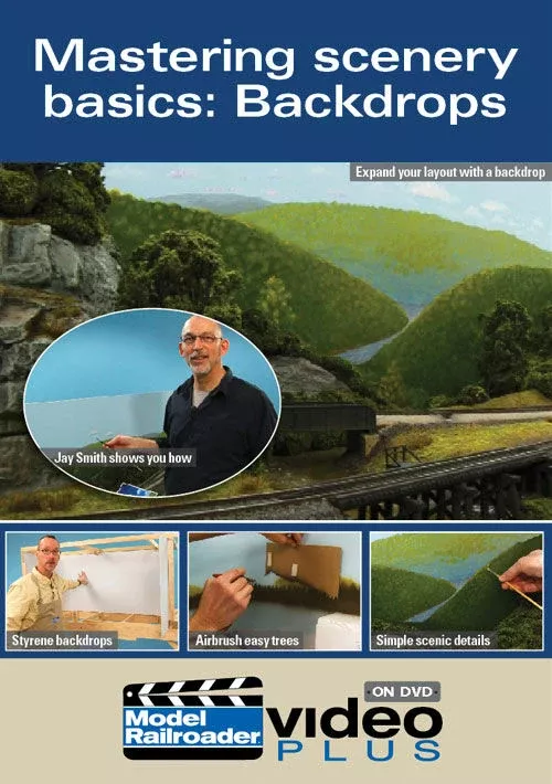 Kalmbach 15309 Model Railroader Video Scenery Basics: Backdrops DVD