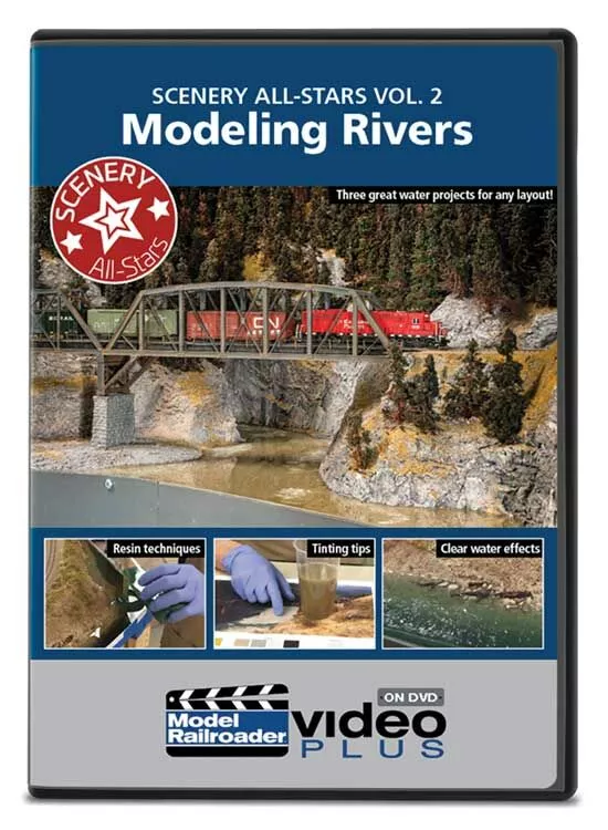 Kalmbach 15350 Model Railroader Video Scenery All-Stars Volume 2 Modeling Rivers DVD