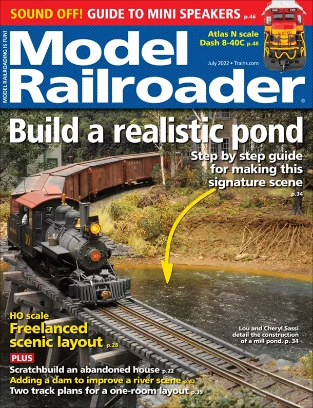 Kalmbach Model Railroader Magazine July 2022