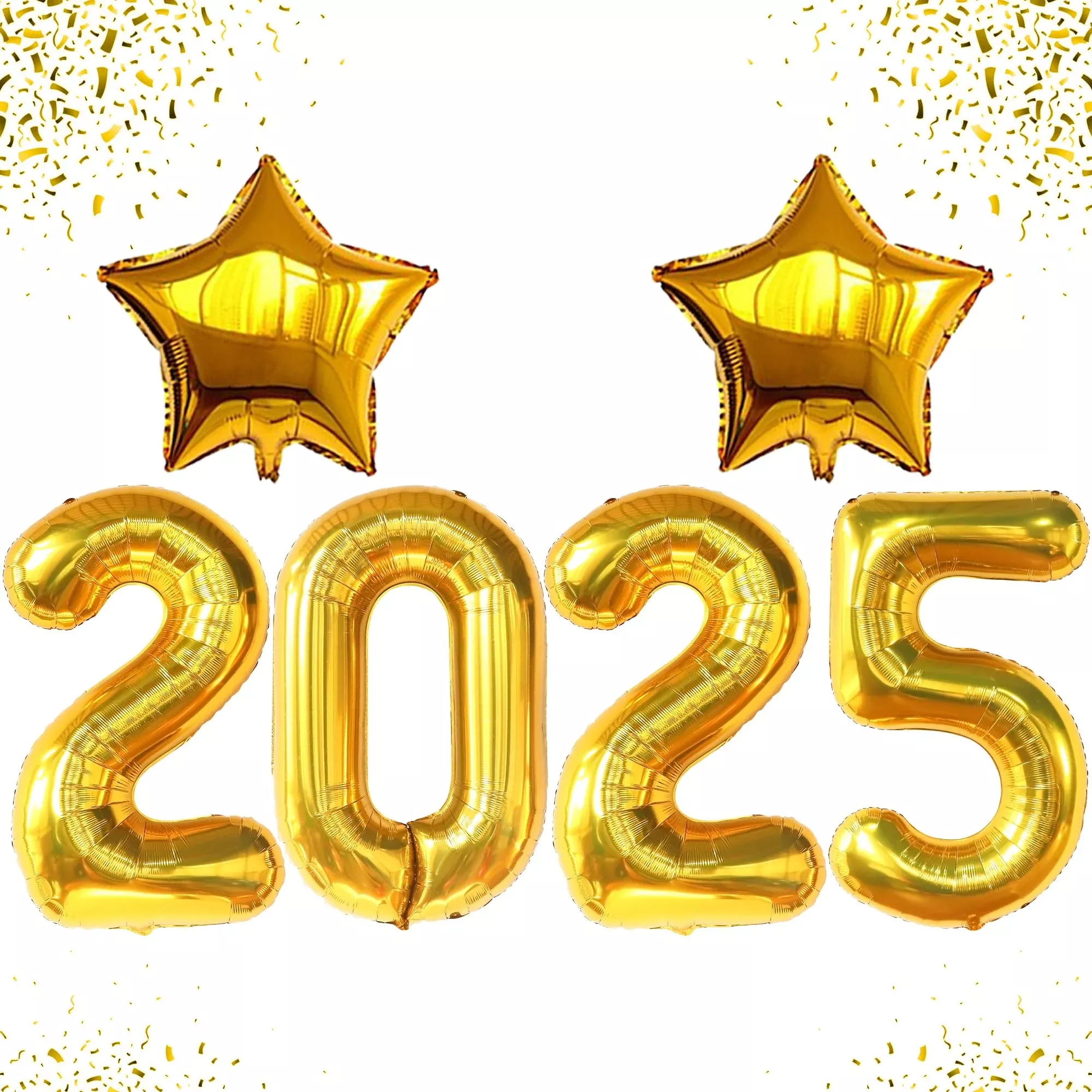 KatchOn Gold 2026 Balloons Set - 40 Inch, Helium Supported,