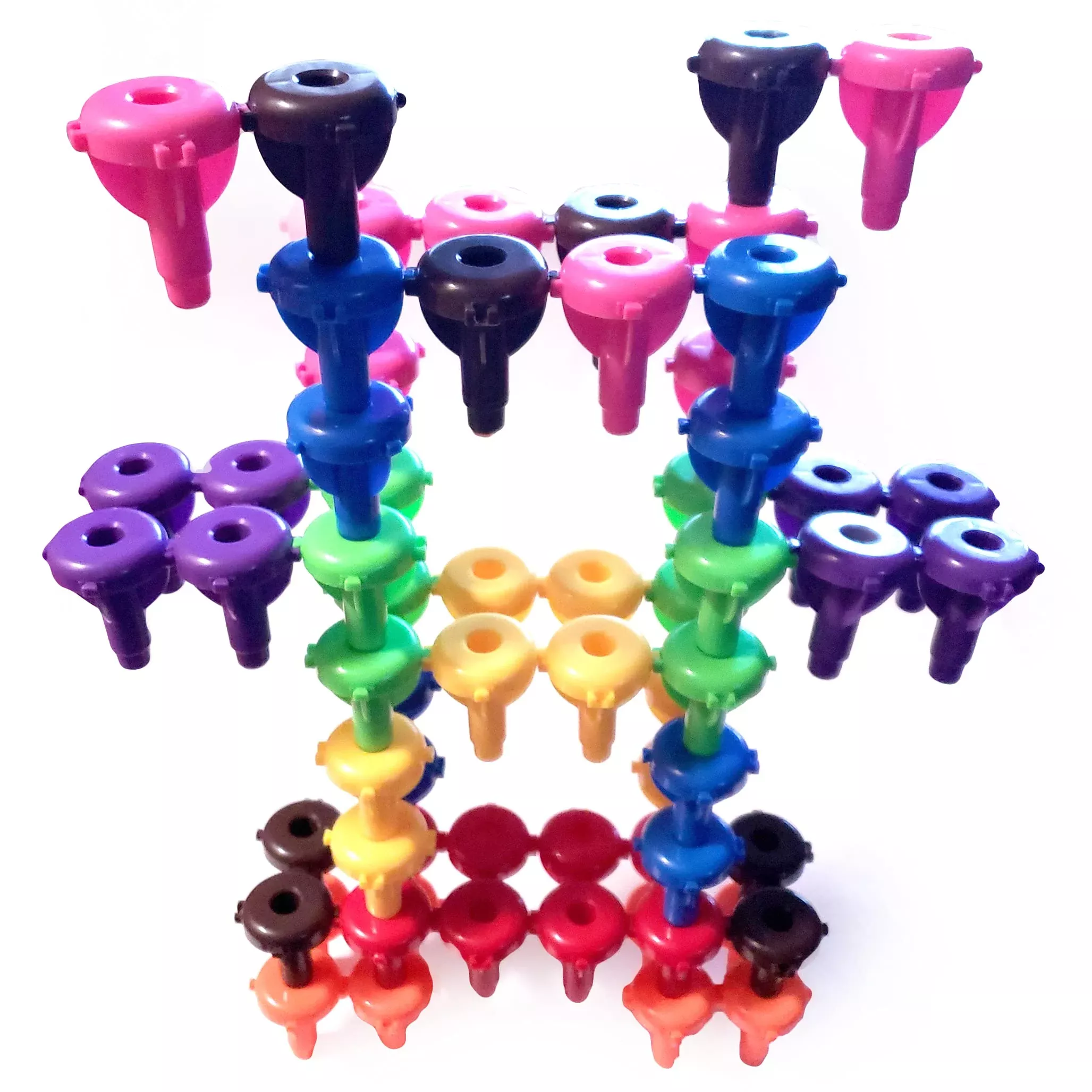 Kids Korner Brain Building Set Construction Toys - Interlocking Engine