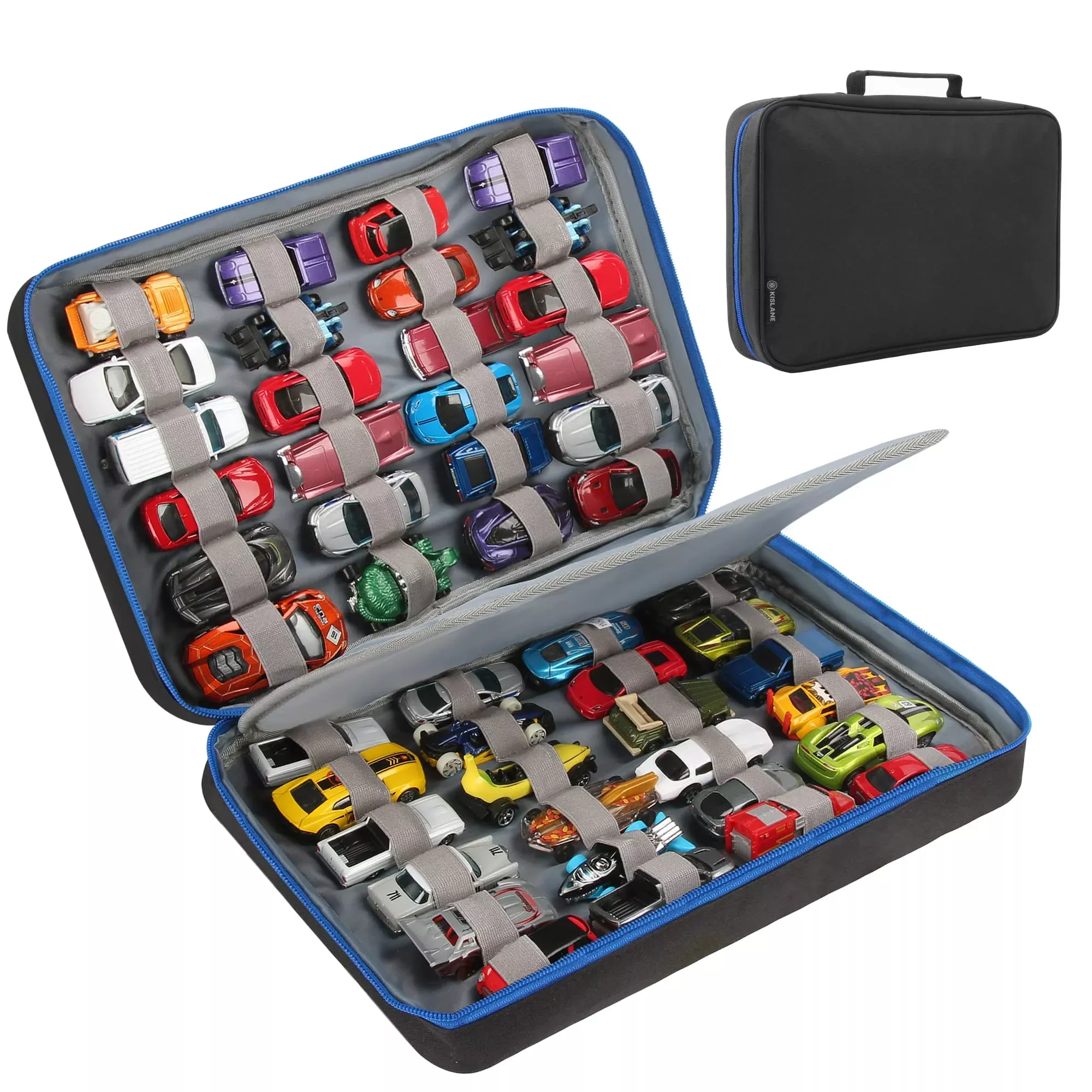 KISLANE 48-Slot Car Storage Organizer for 1:64 Scale Vehicles,